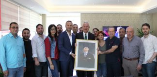 Çelik’ten, Ceritbinmez ve Şahutoğlu’na Anlamlı Hediye!