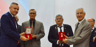Kıbrıs Gazilerimize Milli Mücadele Madalyası ve Beratı Verildi