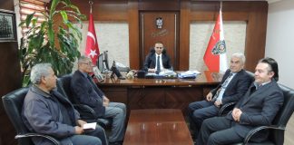 Vatan Partisi İskenderun İlçe Yönetimi Emniyet Müdürü Güneş’i Ziyaret Etti