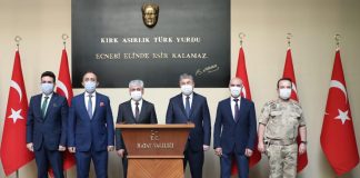 Vali Doğan, Osmaniye Valisi Yılmaz’ı Ağırladı