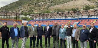 TFF Başkanı Hacıosmanoğlu Tosyalı Stadını İnceledi