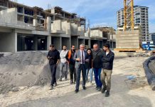 Kaymakam Önder TOKİ Şantiyelerinde İncelemelerde Bulundu