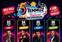 İskenderun’da ‘Uluslararası 5 Temmuz Kültür, Sanat ve Turizm Festivali’ Başlıyor