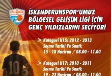 İskenderunspor, Bölgesel Gelişim Ligi İçin Genç Yıldızlarını Seçiyor!