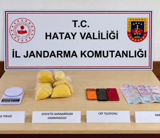 4,5 Kilo Kannabinoid Hammaddesi Ele Geçirildi…