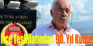 CHP İlçe Teşkilatı, Partilerinin 90. Yaşını Kutladı
