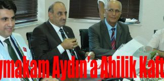 Kaymakam Aydın’a Ahilik Kaftanı