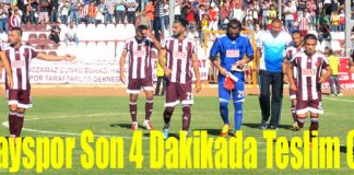 Hatayspor Son 4 Dakikada Teslim Oldu
