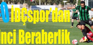 İDÇspor’dan İkinci Beraberlik
