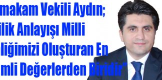 Kaymakam Aydın’dan Ahilik Haftası Mesajı