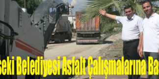 Sarıseki Belediyesi Asfalt Çalışmalarına Başladı