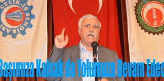 Altun; “Tek Başımıza Kalsak da Yolumuza Devam Edeceğiz”