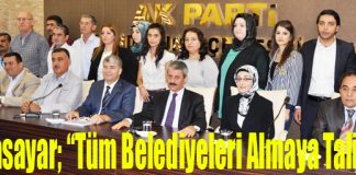 Karasayar; “Tüm Belediyeleri Almaya Talibiz!”