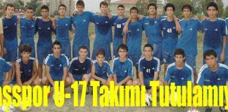 Asaşspor U-17 Takımı Tutulamıyor!
