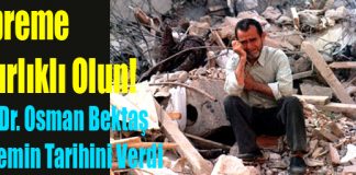 Depreme Hazırlıklı Olun!