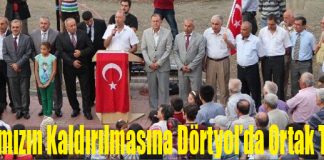 Andımızın Kaldırılmasına Dörtyol’da Ortak Tepki