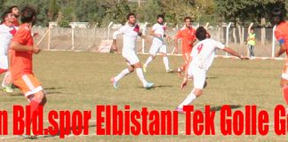 Erzin Bld.spor Elbistanı Tek Golle Geçti