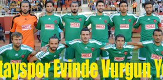 Hatayspor Evinde Vurgun Yedi