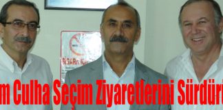 Nazım Culha Seçim Ziyaretlerini Sürdürüyor