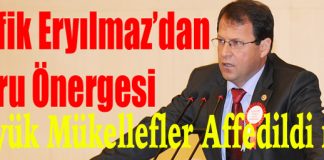 Vekil Eryılmaz Maliye Bakanı Şimşek’e Sordu…
