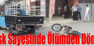 Taktığı Kask Sayesinde Ölümden Döndü