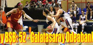 Hatay Büyükşehir Belediye: 52-Galatasaray Odeabank: 68