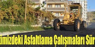 Kentimizdeki Asfaltlama Çalışmaları Sürüyor