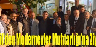 Belediye Başkanı Seyfi Dingil Modernevler Muhtarlığı’nı Ziyaret Etti