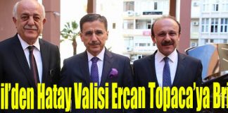 Belediye Başkanı Seyfi Dingil’den Hatay Valisi Ercan Topaca’ya Brifing