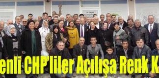 Belenli CHP’liler Açılışa Renk Kattı