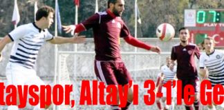 Hatayspor, Altay’ı 3-1’le Geçti