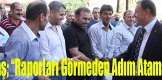 Başkan Savaş; “Raporları Görmeden Adım Atamayız”