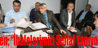 İlçe Milli Eğitim Müdürü Ahmet Güven; “İhalelerimizi Şeffaf Yapıyoruz”