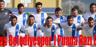 Payas Belediyespor 1 Puana Razı Oldu