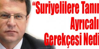 “Suriyelilere Tanınan Ayrıcalığın Gerekçesi Nedir?”