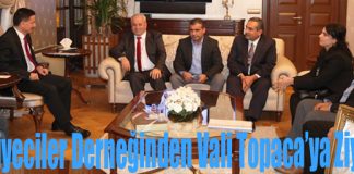 Nakliyeciler Derneğinden Vali Topaca’ya Ziyaret