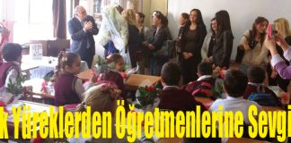Minik Yüreklerden Öğretmenlerine Sevgi Seli