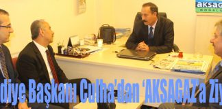 Arsuz Belediye Başkanı Nazım Culha’dan ‘AKSAGAZ’a Ziyaret