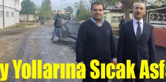 Köy Yollarına Sıcak Asfalt