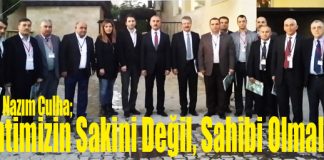 Culha; “Kentimizin Sakini Değil, Sahibi Olmalıyız”