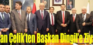 Bakan Faruk Çelik’ten Başkan Seyfi Dingil’e Ziyaret