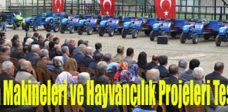 Çapa Makineleri ve Hayvancılık Projeleri Teslim Töreni