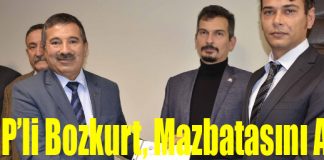 MHP’li Bozkurt, Mazbatasını Aldı