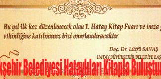 Büyükşehir Belediyesi Hataylıları Kitapla Buluşturacak