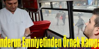 İskenderun Emniyetinden Örnek Kampanya