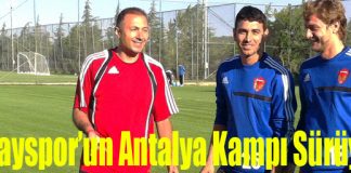 Hatayspor’un Antalya Kampı Sürüyor!