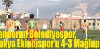 İskenderun Belediyespor, Antakya Ekincispor’u 4-3 Mağlup Etti