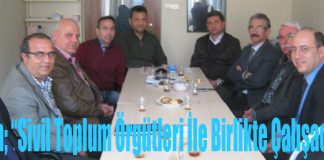 “Sivil Toplum Örgütleri İle Birlikte Çalışacağız”