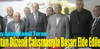 Turan; “Örgütün Düzenli Çalışmasıyla Başarı Elde Edilebilir”