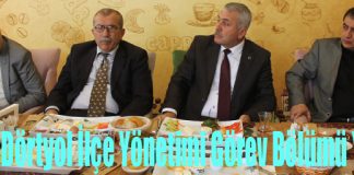 MHP Dörtyol İlçe Yönetimi Görev Bölümü Yaptı